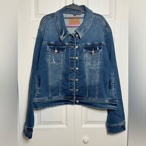 Judy Blue Distressed Indigo Jean Jacket